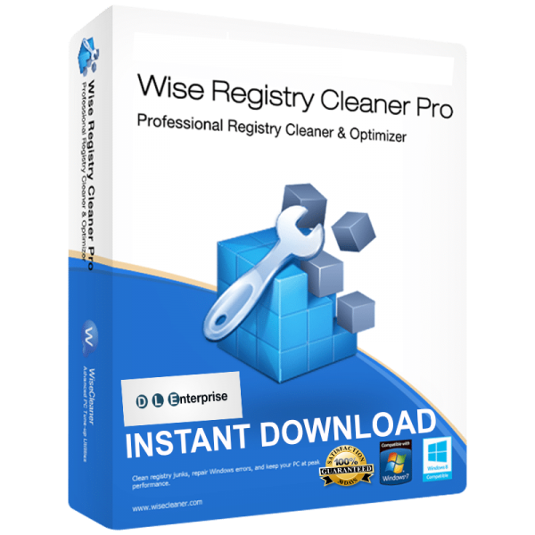 Wise Registry Cleaner 10 Pro X Full Version E-mail delivery Windows Repair