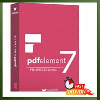 Wondershare PDF Element Professional 7.4.4 Windows DIGITAL DOWNLOAD